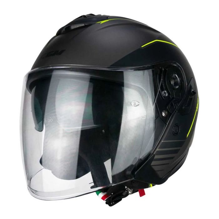 Casco Cgm 160g Jad Ride Grafite Giallo Fluo