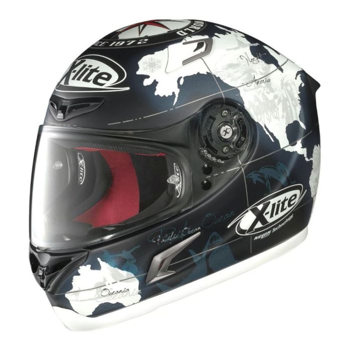 Casco Top Di Gamma Nolan X-lite X802r Rockstar Checa Flat Black