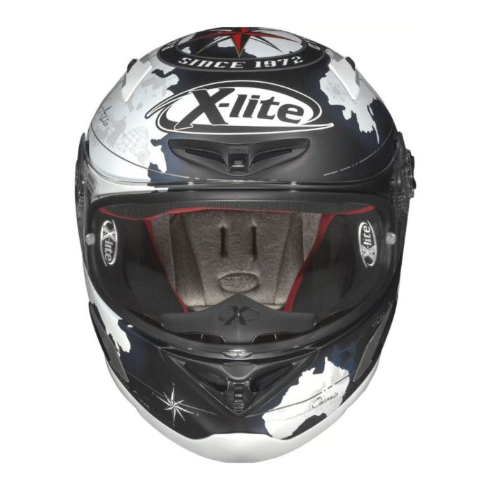 Casco Top Di Gamma Nolan X-lite X802r Rockstar Checa Flat Black