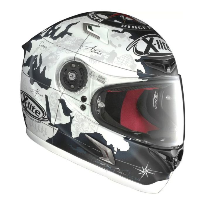 Casco Top Di Gamma Nolan X-lite X802r Rockstar Checa Flat Black