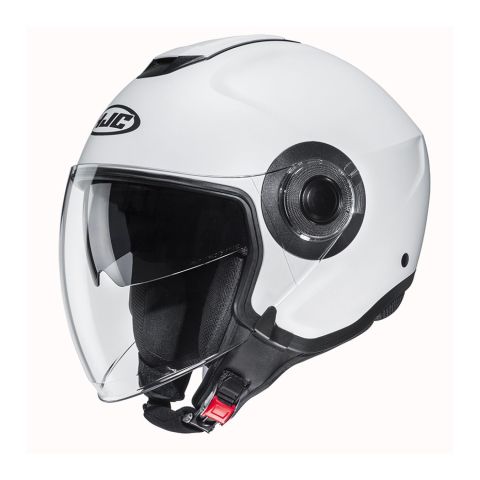 Casco Jet Hjc i40N Semi Flat Pearl Whit