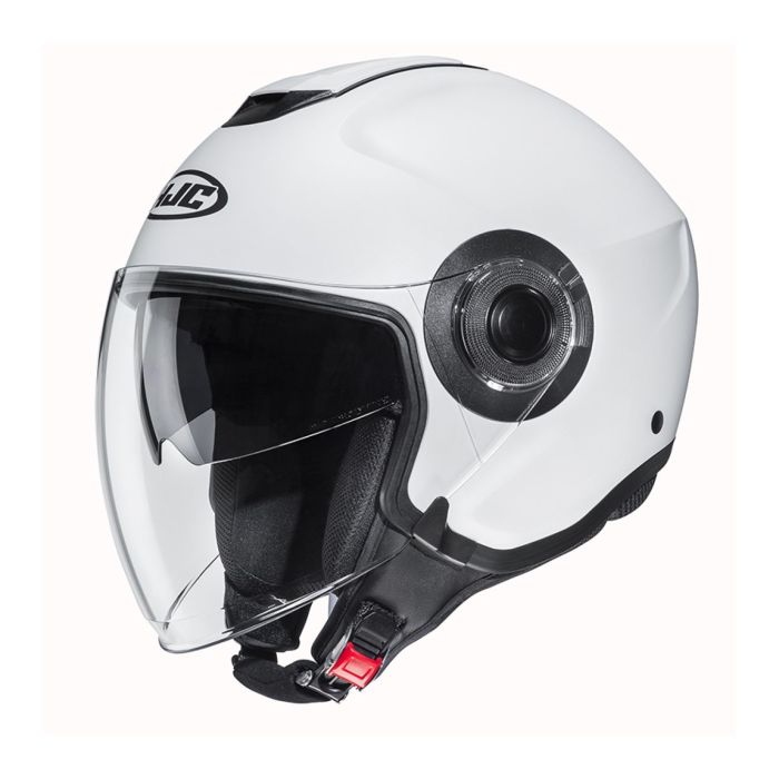Casco Jet Hjc i40N Solid Semi Flat Pearl Whit