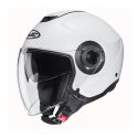 Casco Jet Hjc i40N Solid Semi Flat Pearl Whit