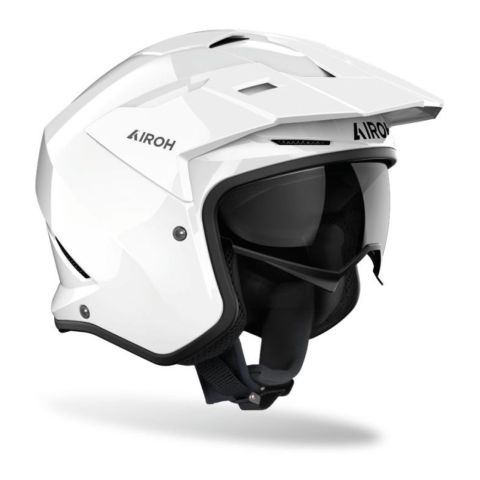 Casco Airoh Kombakt Color White Gloss