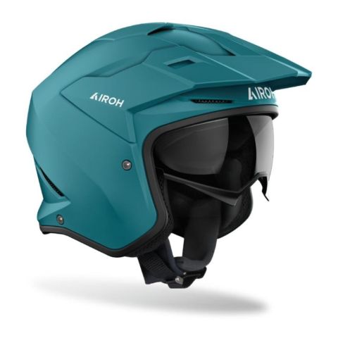 Casco Airoh Kombakt Color Petrol Green Matt