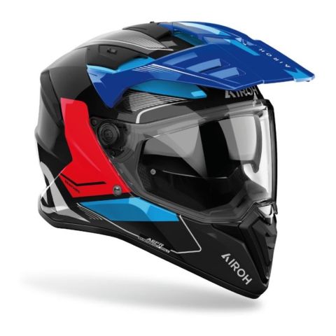 Casco Airoh Bandit Tune Blue/red Gloss