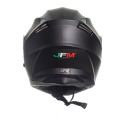 Casco Jfm Flip-up Apribile Doppia Visiera Nero Opaco