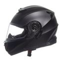 Casco Jfm Flip-up Apribile Doppia Visiera Nero Opaco