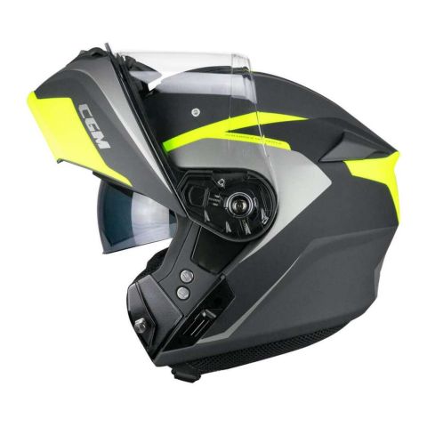 Casco Modulare Cgm 568g Ber Dresda Grafite Giallo Fluo