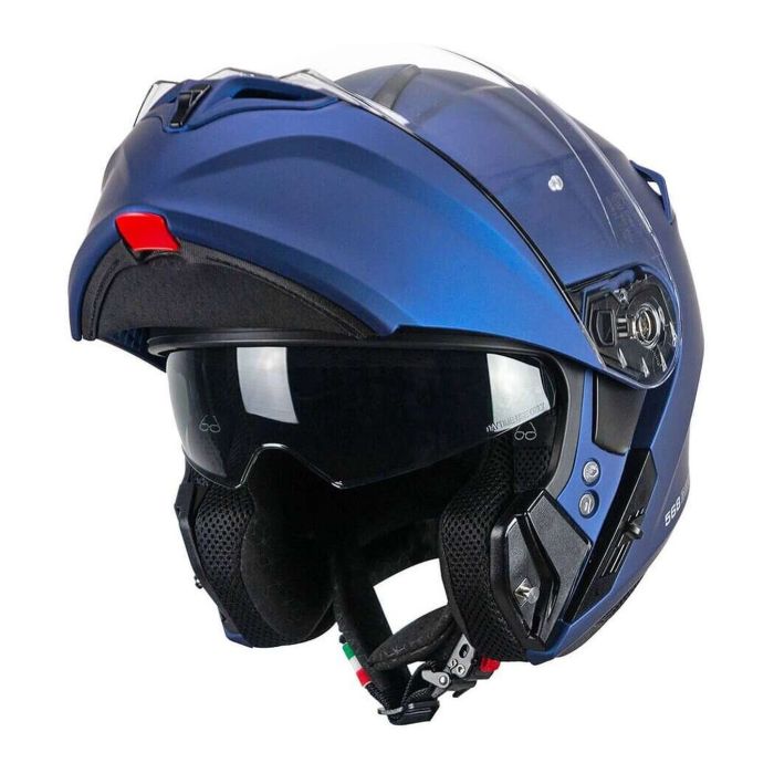 Casco Modulare Cgm 568a Ber Mono Blu Satinato