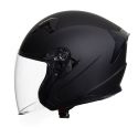 Casco Jet Con Doppia Visiera Mod. 530 Ece 06 Nero Opaco
