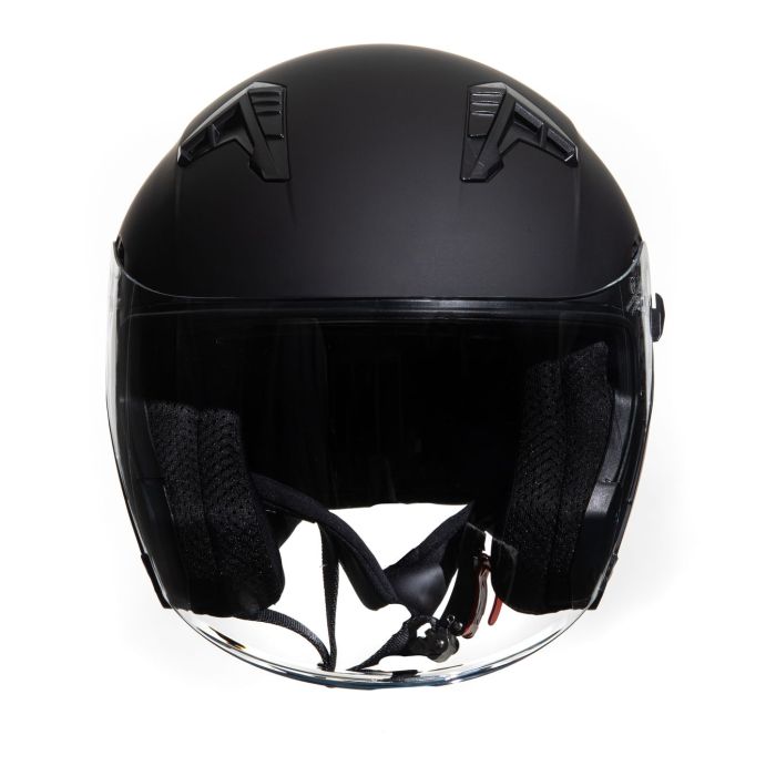 Casco Jet Con Doppia Visiera Mod. 530 Ece 06 Nero Opaco