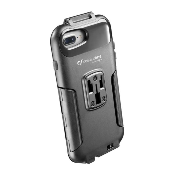 Supporto Moto Cellularline Per Iphone 6/ 7 / 8 Plus Fissaggio A Tubolare