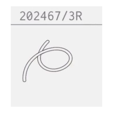 Shad Sp Silicone Pipe ø5 Black 1490mm Cod. 202467_3r