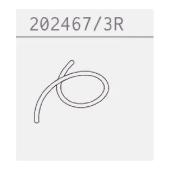 Shad Sp Silicone Pipe ø5 Black 1490mm Cod. 202467_3r