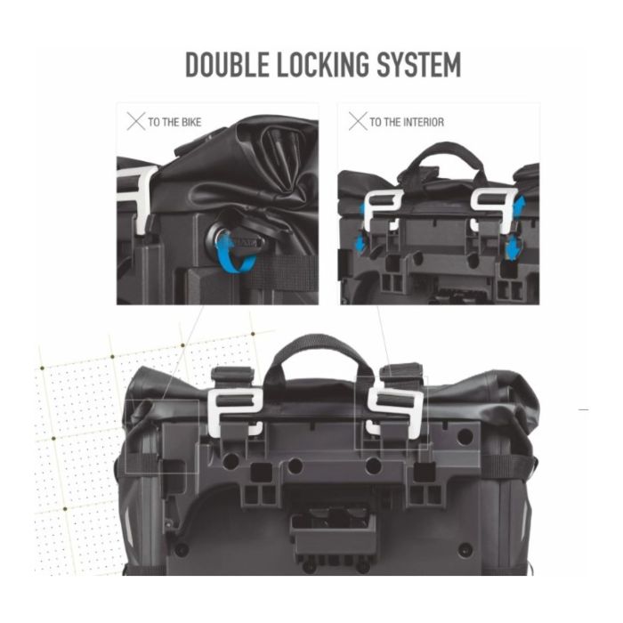 Shad Adventure Waterproof Terra Saddlebags Tr30 Cod. X0tr30