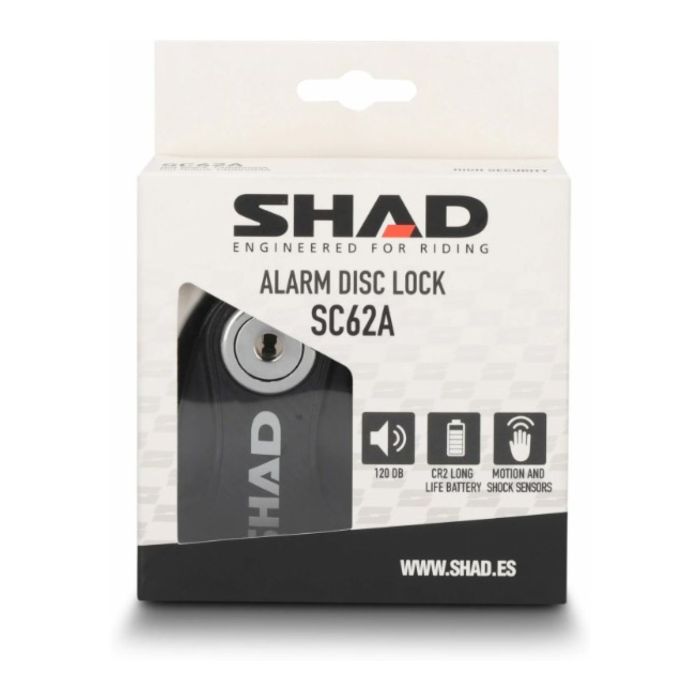 Shad Disc Lock Sc62a (alarm) Black Version Pin 10mm Cod. C0s6200a