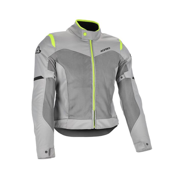 Giacca Donna Estiva Acerbis Ramsey Vented 2.0 Lady Grigio Giallo
