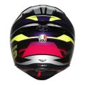 Casco Integrale Agv K1 S Fastlap E2206 Black/purple/pink