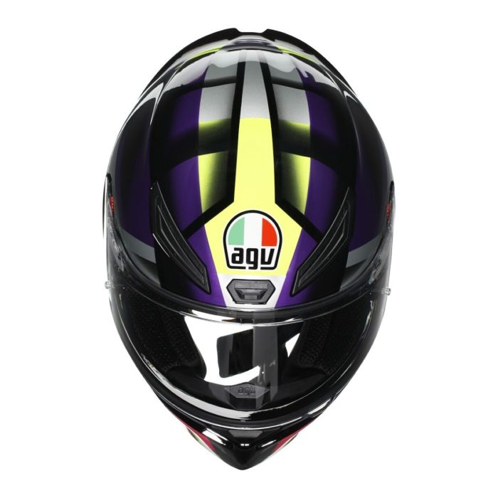 Casco Integrale Agv K1 S Fastlap E2206 Black/purple/pink