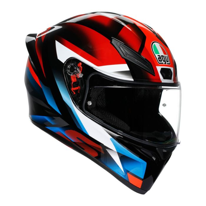 Casco Integrale Agv K1 S Fastlap E2206 Black/red/blue