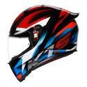 Casco Integrale Agv K1 S Fastlap E2206 Black/red/blue