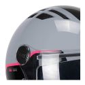 Casco Estivo Cgm 116a Air Mono Grigio Fucsia Fluo