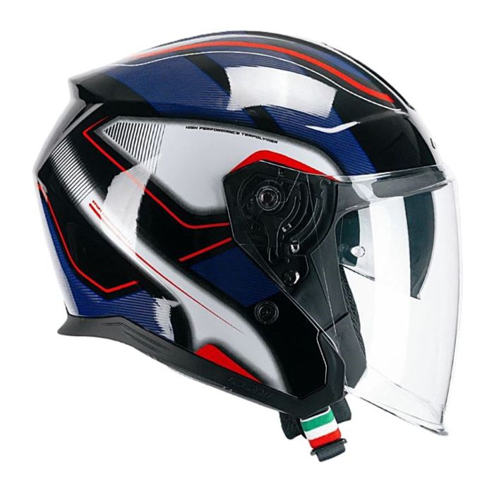Casco Cgm 136g Rna Sport Nero Rosso Blu