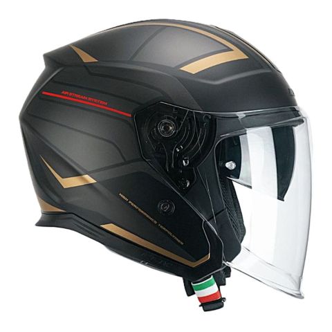 Casco Cgm 136s Rna Race Grigio Rosso Opaco