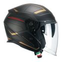 Casco Cgm 136s Rna Race Grigio Rosso Opaco