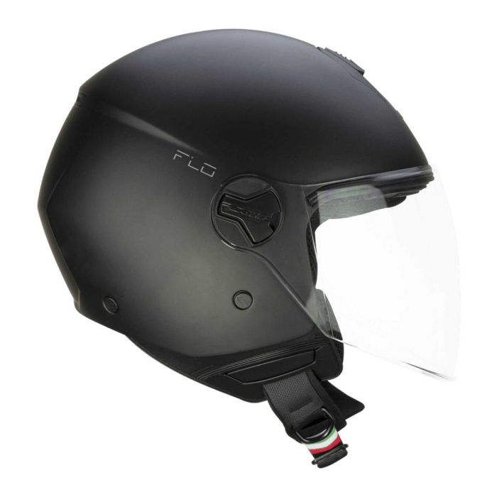 Casco Cgm 167a Flo Mono Visiera Lunga Nero Opaco