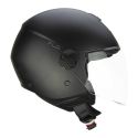Casco Cgm 167a Flo Mono Visiera Lunga Nero Opaco