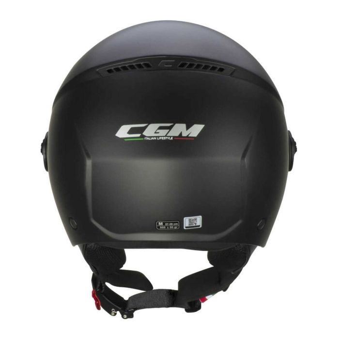 Casco Cgm 167a Flo Mono Visiera Lunga Nero Opaco