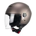 Casco Cgm 167a Flo Mono Visiera Lunga Tortora Satinato