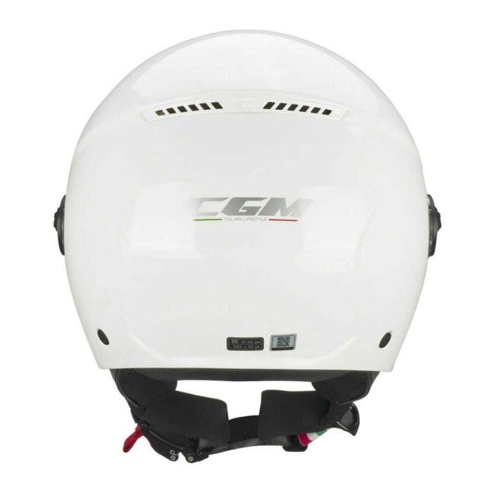 Casco Cgm 167a Flo Mono Visiera Lunga Bianco