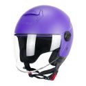 Casco Cgm 167a Flo Mono Visiera Lunga Viola Opaco