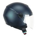 Casco Cgm 167a Flo Mono Visiera Lunga Petrolio Satinato