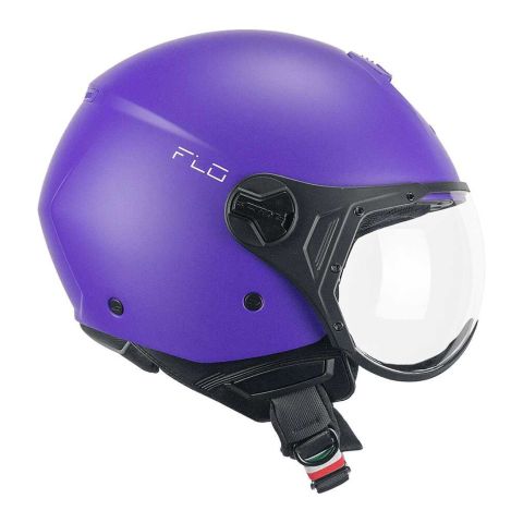 Casco Cgm 167a Flo Mono Visiera Sagomata Viola Opaco
