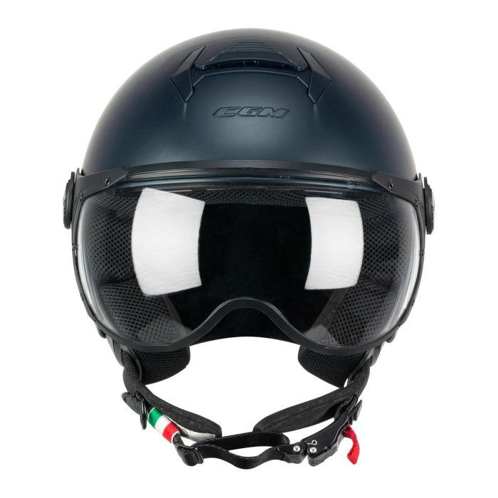 Casco Cgm 167a Flo Mono Visiera Sagomata Petrolio Satinato