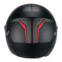 Casco Cgm 167k Flo City Visiera Sagomata Nero Rosso Opaco