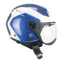 Casco Cgm 167l Flo Bico Visiera Sagomata Bianco Blu