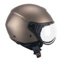 Casco Cgm 167a Flo Mono Visiera Sagomata Tortora Satinato