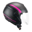 Casco Cgm 167m Flo Dot Visiera Lunga Nero Fucsia Fluo Opa
