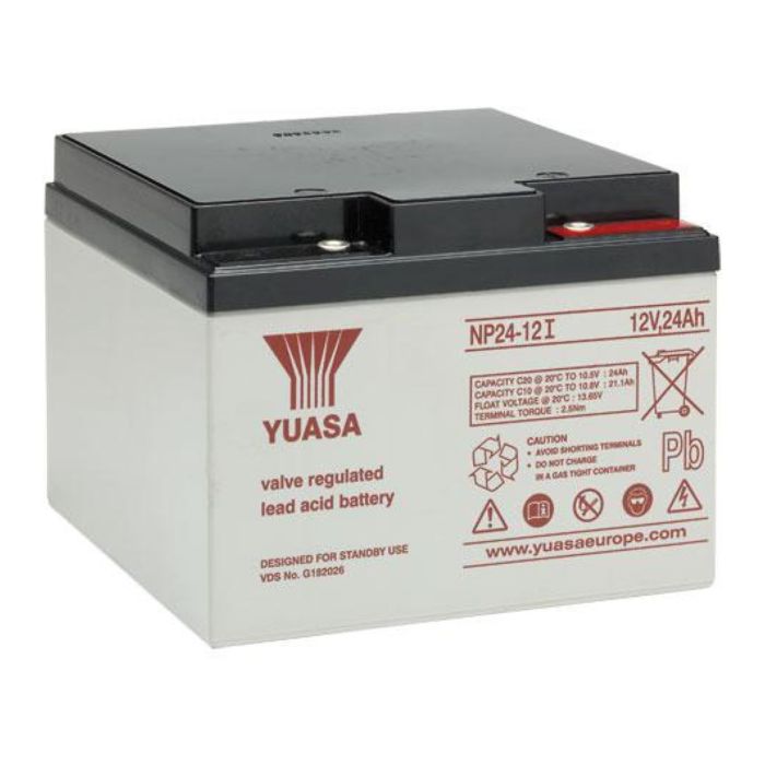 Batteria Al Piombo Yuasa Np24-12 24 Ah 12v Ricaricabile