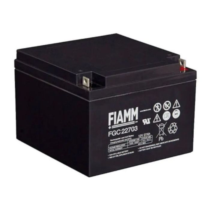 Batteria Al Piombo Fiamm Fg22703 12v 27 Ah Ricaricabile