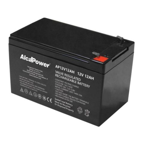 Batteria Al Piombo Ricaricabile AGM Per Servizi 12v 12ah