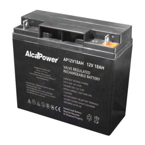 Batteria Al Piombo Ricaricabile AGM Per Servizi 12v 18ah