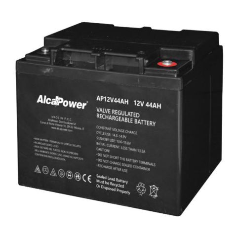 Batteria Al Piombo Ricaricabile AGM Per Servizi 12v 44ah