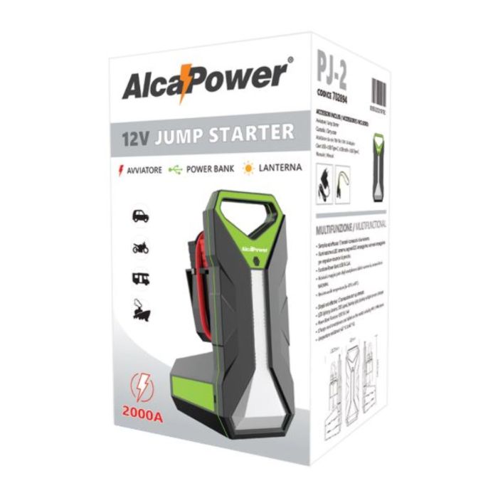 Avviatore Emergenza 2000A + Powerbank Pj-2