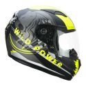 Casco Bambino Cgm 265g Lucky Wild Nero Giallo Fluo Opa